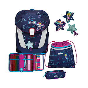 Scout Sunny II Lightweight Blue Star 4tlg. Schulranzenset